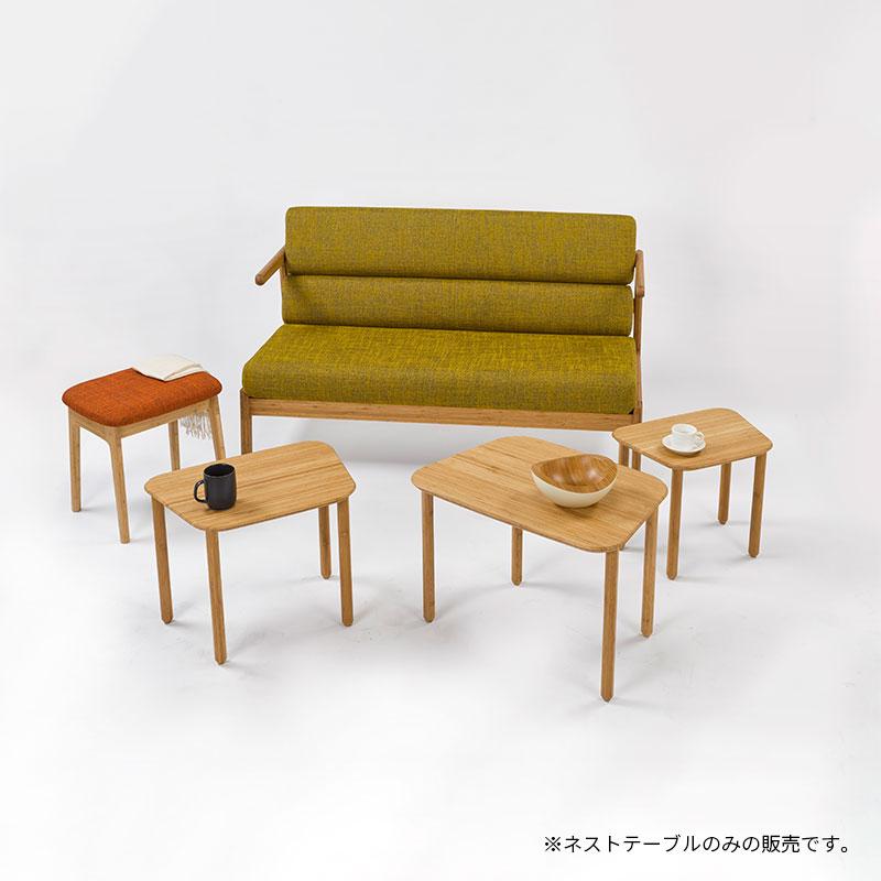 テーブル TEORI 竹のネストテーブル NEST TABLE シンプル 天然木 木目 木製 ナチュラル テオリ 国産 日本製｜bigmories｜05