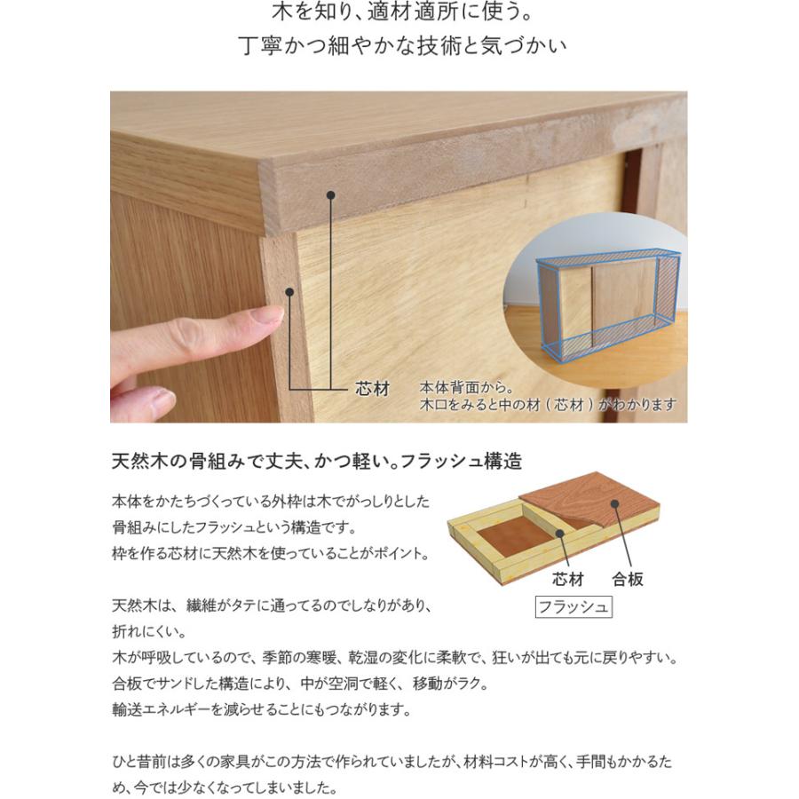 ひ*ん様 大雪木工 サイドチェスト キャビネット 木製 北欧風 収納家具 高級