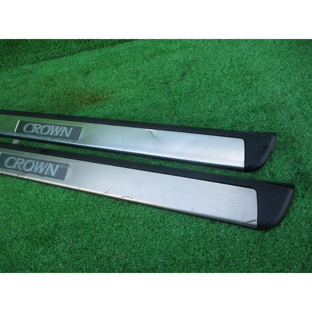 トヨタ クラウン フロント リア スカッフプレート H20 GRS202 : ビッグ