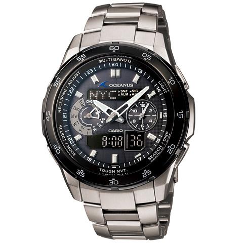 CASIOオシアナスOCW-T400 電波ソーラー チタン製 デジアナ｜Yahoo