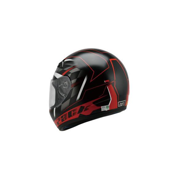 フルフェイスヘルメット キッズヘルメット ・ブラック＆レッド bzk-1　SG規格・全排気量 送料無料｜bigrow-shop｜02