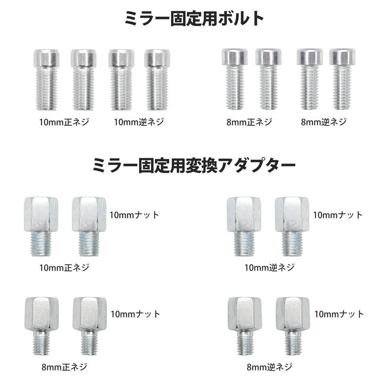 ホンダフュージョン純正ミラー、取り付けボルト HONDA 純正品 フュージョン ミラー取り付けボルト 一台分