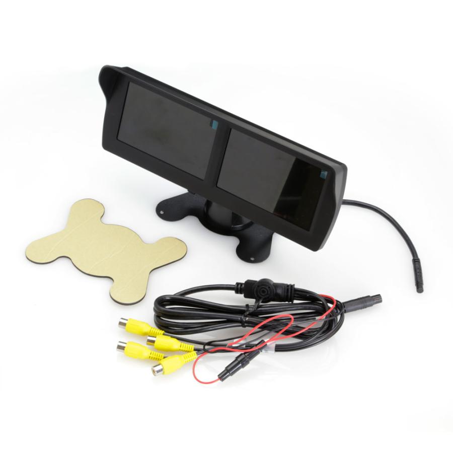 4.3inch ツインモニター（バックモニター・サイドモニター）（4系統