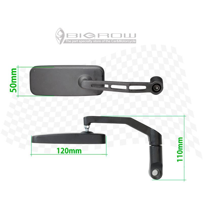 バックミラー 左右set マグザム フュージョン バレンミラー(ブラック