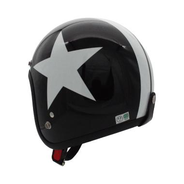 ジェットヘルメット(レッド×スター・ブラック×スター・ホワイト×スター