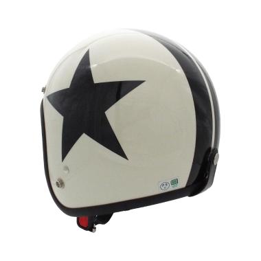 ジェットヘルメット(レッド×スター・ブラック×スター・ホワイト×スター