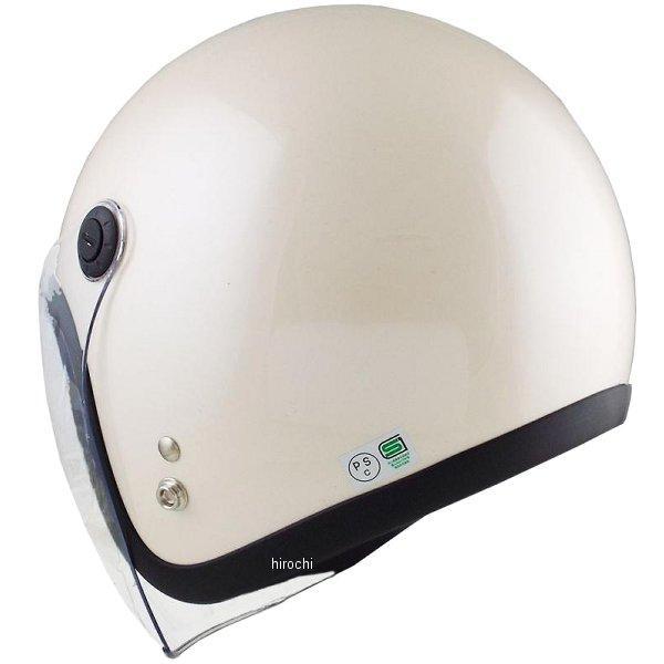 ジェット型ヘルメット(58~59cm）ホワイト bjl65sr（SG規格適合）送料