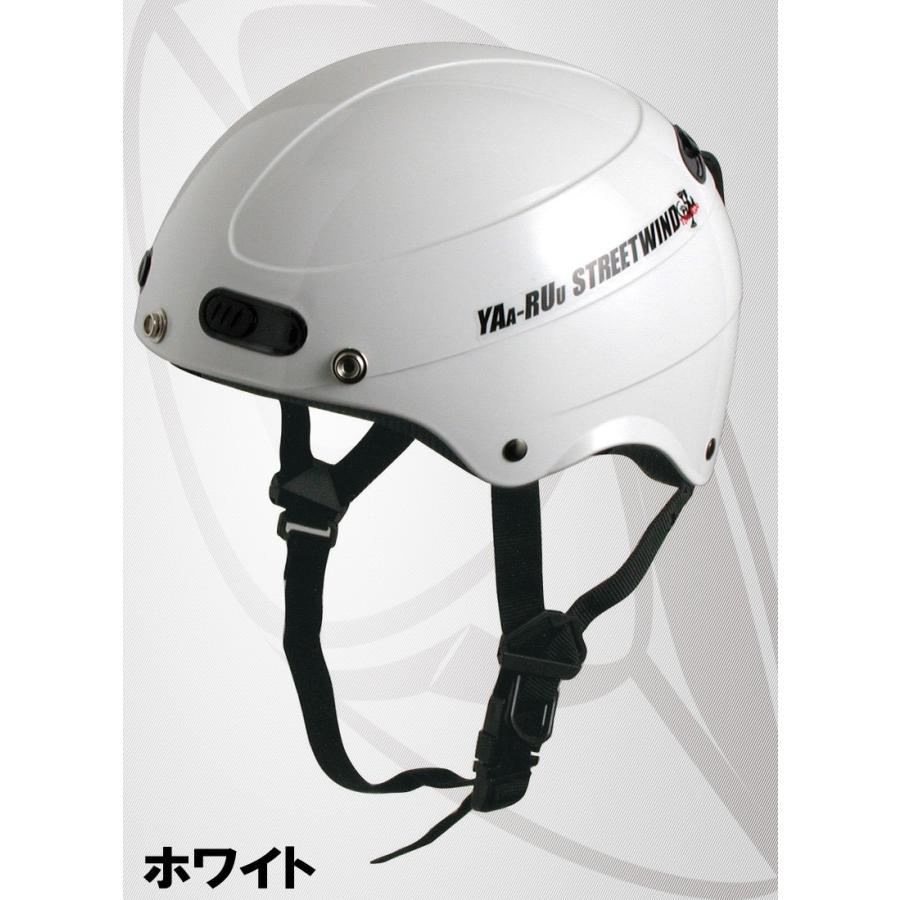 半キャップ・ハーフヘルメット　ホワイト・ブラック　bstr　サイズ 58~59cm PSC・SG規格認定 125cc以下対応・Freeサイズ 送料無料 |  | 01