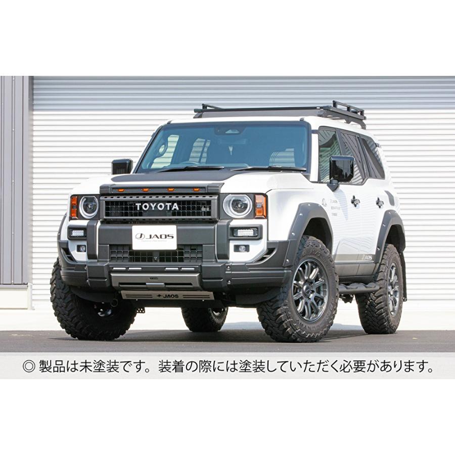 エ*ー様 ランクル250 JAOSフロントバンパーキット JAOS バンパーコーナーガーニッシュ 未塗装品 ランドクルーザー