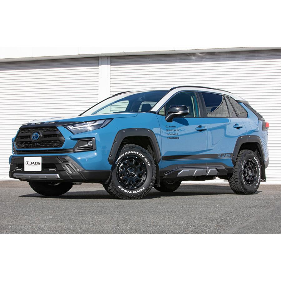 オンラインストア店舗 JAOS ジャオス フェンダーガーニッシュ type-X 塗装品 マットブラック 2019.04- 50系 RAV4 ラブフォー ※構造変更が必要 B135125MB