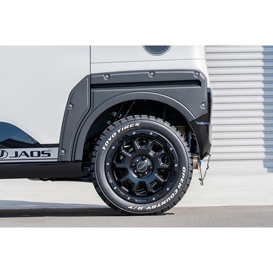 JAOS（ジャオス） フェンダーガーニッシュ type-X 塗装 マットブラック