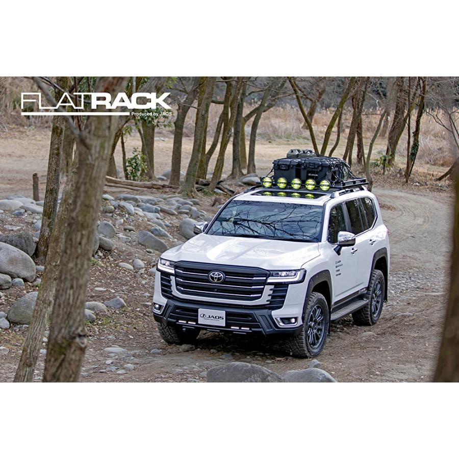 JAOS FLAT RACK ジャオス フラットラック 1250×1400 2021.08- ランクル 300系 VX / AX / GX ルーフレール用 B411460NS | JAOS | 11