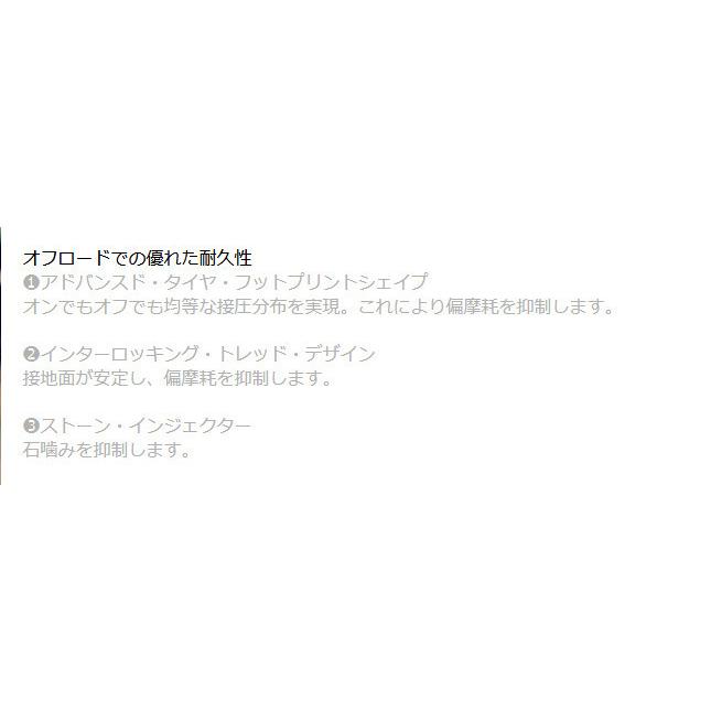 BFGoodrich All-Terrain BFグッドリッチ オールテレーン T/A KO2 33×10.50R15 LT 114R レイズド ホワイトレター １本価格 ２本以上ご注文にて送料無料_2