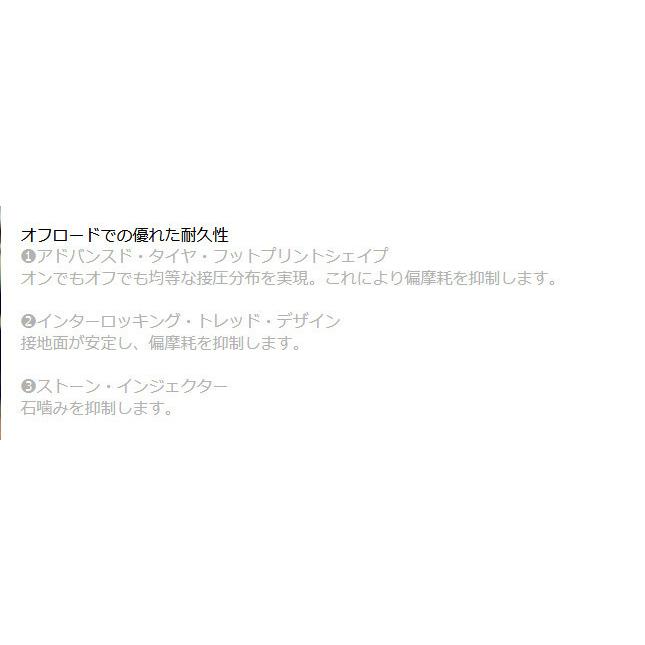 BFGoodrich All-Terrain BFグッドリッチ オールテレーン T/A KO2 33×10.50R15 LT 114R レイズド ホワイトレター １本価格 ２本以上ご注文にて送料無料_4