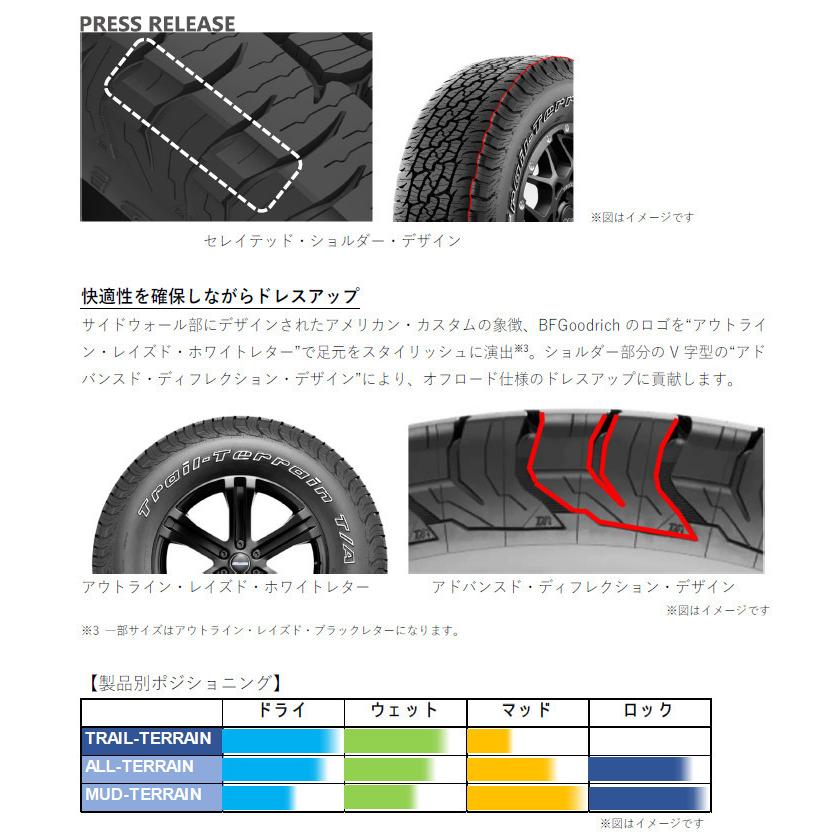 BFグッドリッチ BFGoodrich TRAIL-TERRAIN トレールテレーン T/A BFグッドリッチ BFGoodrich TRAIL-TERRAIN トレールテレーン T/A