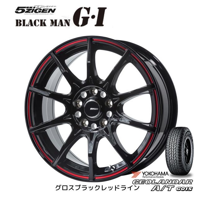 超歓迎 5zigen Black Man ブラックマン G I 7 0j 17 35 42 5h114 3 グロスブラックレッドライン ヨコハマ Geolandar A T G015 235 65r17 個人宅発送不可 Black Man Gi Gbk Red Yha ビッグラン市毛ヤフーショップ 通販 Yahoo ショッピング 配送員設置