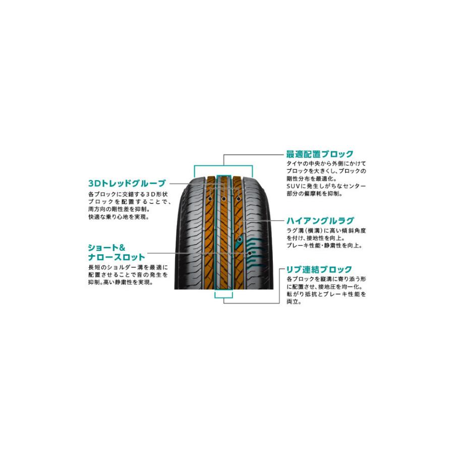 DUELER ブリヂストン H/L850 デューラー エイチエル ハチゴーマル 225 