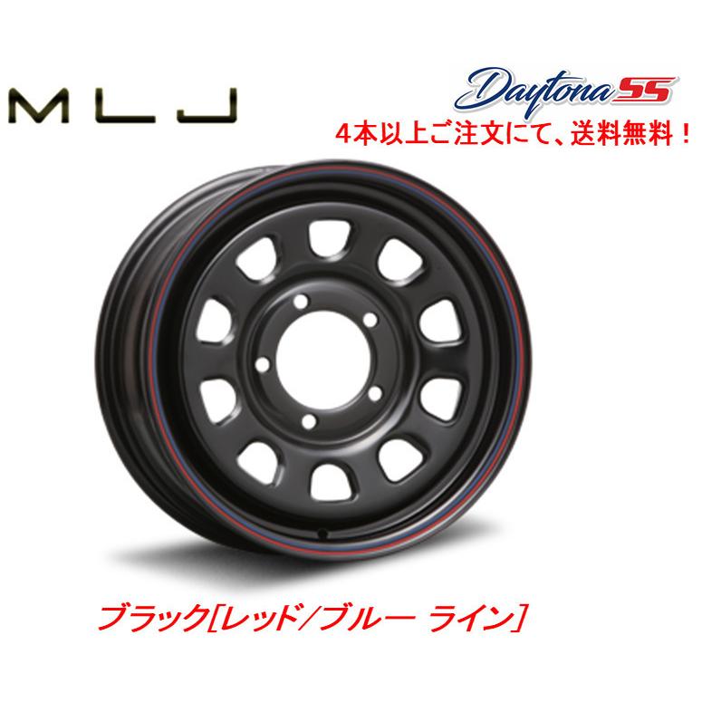 DAYTONA SS MLJ ジムニーシエラ 6.0J-15 ±0 5H139.7 ブラック RED/BLUE