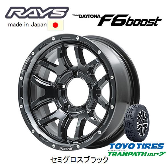 じゅんRAYS TEAM DAYTONA F6boost16×6J +5 TEAM DAYTONA RAYS レイズ F6 Boost ジムニーシエラ 6.0J-16 -5 5H139