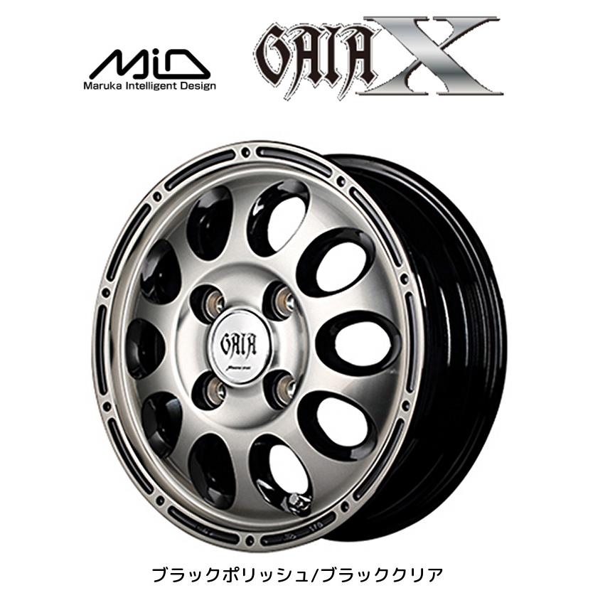 マルカサービス MiD GAIA X ガイヤクロス 軽トラック 軽バン 4.0J-12 +