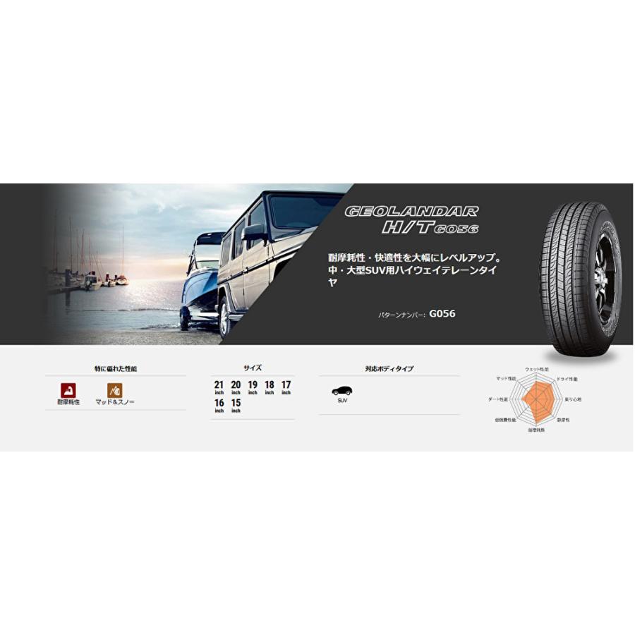 GEOLANDAR ヨコハマ H/T G056 ハイエース NV350 キャラバン 195/80R15