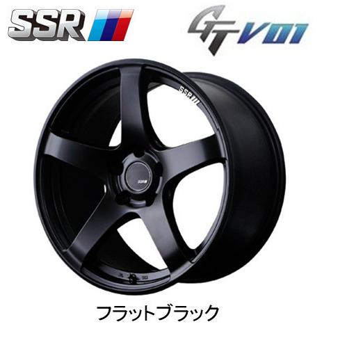 SSR SSR GTV01 7.5J-18 +53 5H114.3 フラットブラック 4本セット 