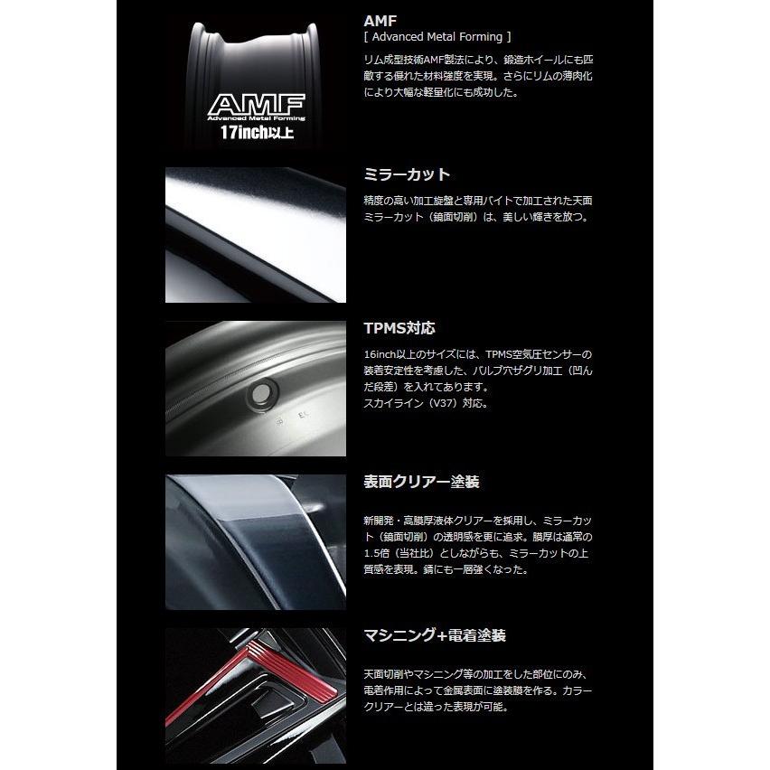 WEDS LEONIS GX 7.5J-19 +48/+53 5H114.3 ブラックメタルコートミラーカット １本価格 ２本以上ご注文にて送料無料_2