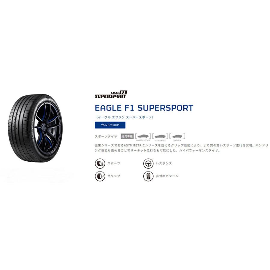 グッドイヤー EAGLE F1 SUPER SPORT イーグル エフワン スーパースポーツ 265/35ZR20 99Y XL スポーツタイヤ １本価格 ２本以上ご注文にて送料無料｜bigrun-ichige-store2｜02