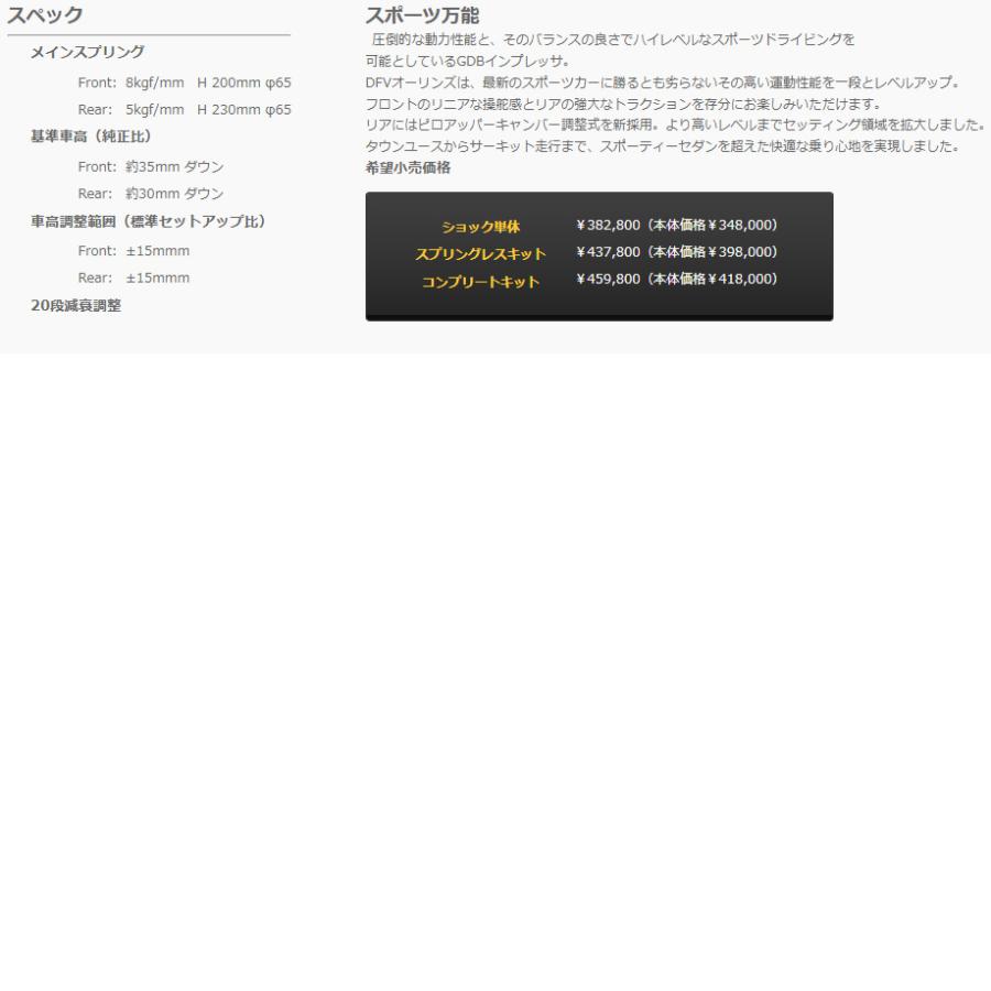 OHLINS（オーリンズ） Type HAL DFV搭載 ネジ式車高 全長調整モデル