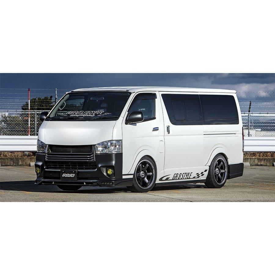 TE37 SB 18インチ マットガンブラック ハイエース　プラド　ランクル4本 RAYS レイズ VOLK RACING TE37SB tourer 150系 プラド ハイラックス