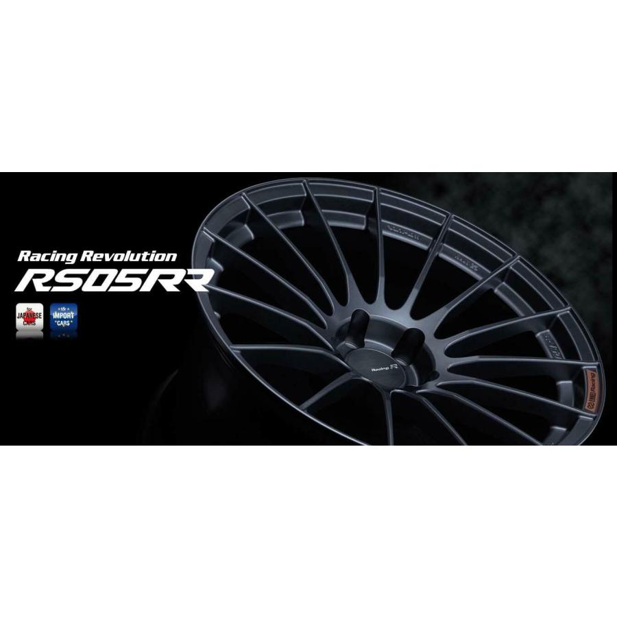 ENKEI Racing Revolution エンケイ レーシング レボリューション RS05RR 8.5J-18 +42/+50 5H100 マットダークガンメタリック ２本以上ご注文にて送料無料｜bigrun-ichige-store2｜03