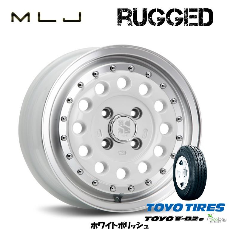 MLJ XTREME-J RUGGED エクストリーム J ラギッド プロボックス サクシード 5.0J-14 +35 4H100 ホワイトポリッシュ & トーヨー V02e 155/80R14 88/86N : rugged-wh-pol-4h100-ty15580r14-88n-v02e : ビッグラン市毛ヤフーショップ - 通販 - Yahoo!ショッピング MLJ XTREME-J RUGGED エクストリーム J ラギッド プロボックス サクシード 5.0J-14 +35 4H100 ホワイトポリッシュ & トーヨー V02e 155/80R14 88/86N : rugged-wh-pol-4h100-ty15580r14-88n-v02e : ビッグラン市毛ヤフーショップ - 通販 - Yahoo!ショッピング