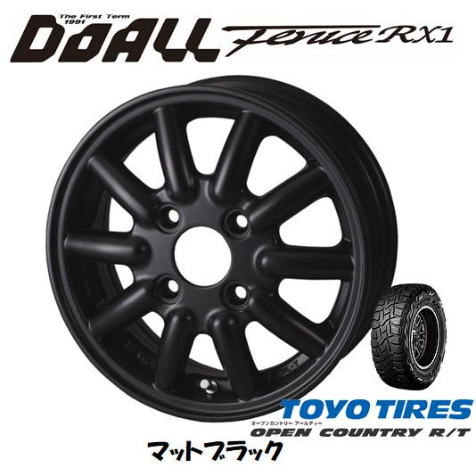 ドゥオール DOALL Fenice RX1 軽トラック 軽バン 4.0J-12 +43 4H100