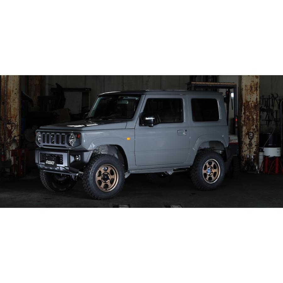 RAYS レイズ VOLK RACING TE37XT for J ジムニー 5.5J-16 +20 5H139.7 ブラストブラック \u0026 ヨコハマ ジオランダー X-M/T G005 7.50R16の画像
