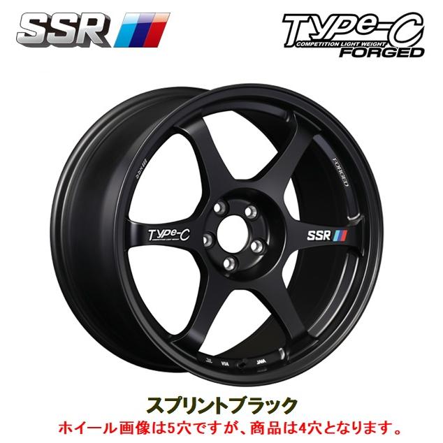 タイヤ、ホイール SSR TYPE-C 15インチ 6.0J +38 PCD100 4H 2本