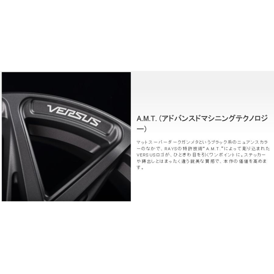 RAYS VERSUS レイズ ベルサス VV21SX 150系プラド 8.0J-17 +20 6H139.7 マットスーパーダークガンメタ & ファルケン ワイルドピーク A/T3W 265/65R17｜bigrun-ichige-store2｜04