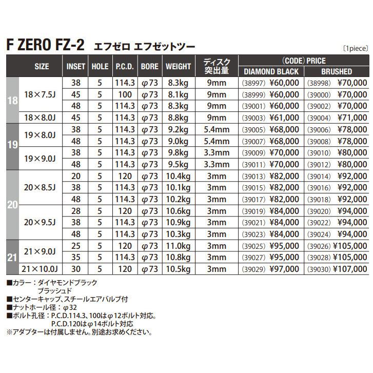 WEDS FORGED F ZERO FZ-2 ウェッズ エフゼロ エフゼットツー 8.0