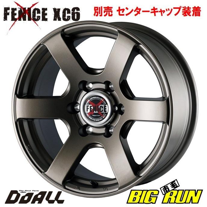 DOALL Fenice X XC6 フェニーチェ クロス エックスシ― シックス 150 プラド ハイラックス 8.0J-17 +20 6H139.7 選べるホイールカラー お得な４本SET 送料無料｜bigrun-ichige-store2｜06