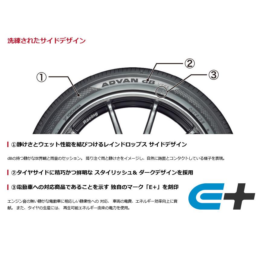 ヨコハマ ADVAN dB V553A アドバン デシベル ブイゴーゴーサン 155/65R14 75H プレミアムタイヤ １本価格 ２本以上ご注文にて送料無料｜bigrun-ichige-store2｜07