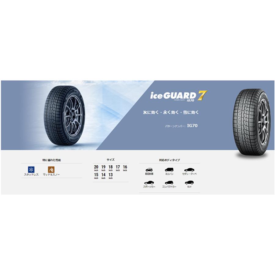 ヨコハマ iceGUARD 7 アイスガード セブン iG70 265/35R19 94Q スタッドレスタイヤ １本価格 ２本以上ご注文にて送料無料