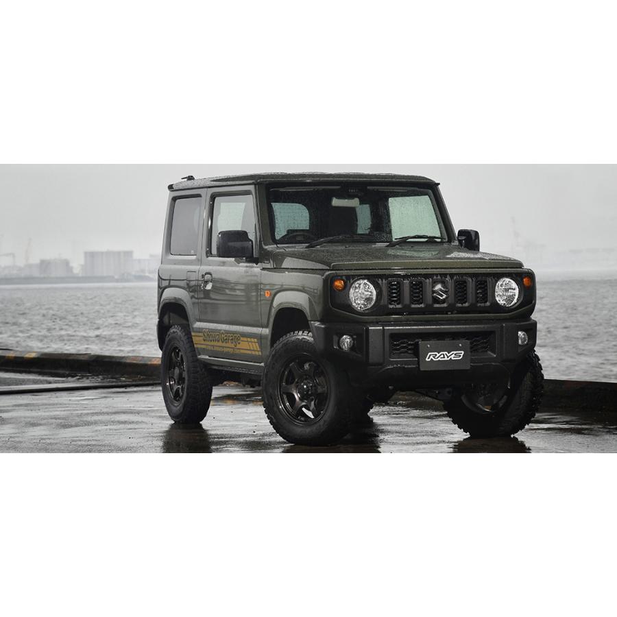 RAYS レイズ Gram Lights 57DR-X ジムニー 5.5J-16 +20/±0 5H139.7 スーパーダークガンメタ \u0026 BFGoodrich Mud-Terrain T/A KM3 7.50R16の画像