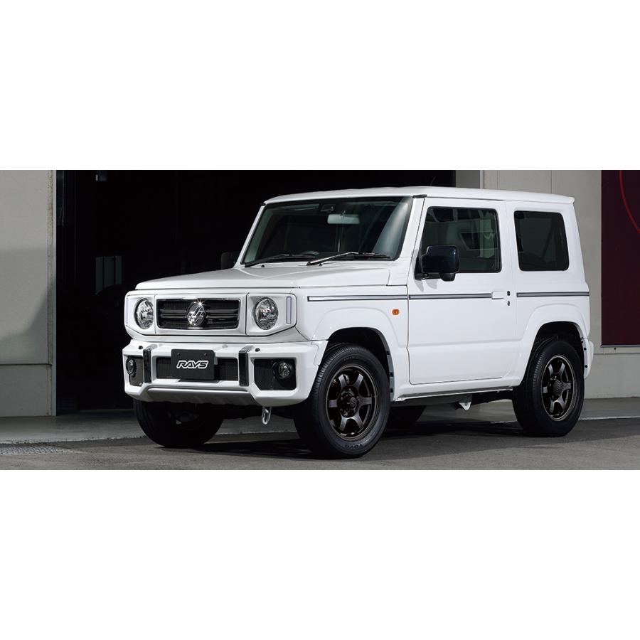 RAYS レイズ Gram Lights 57DR-X ジムニー 5.5J-16 +20/±0 5H139.7 スーパーダークガンメタ \u0026 BFGoodrich Mud-Terrain T/A KM3 7.50R16の画像
