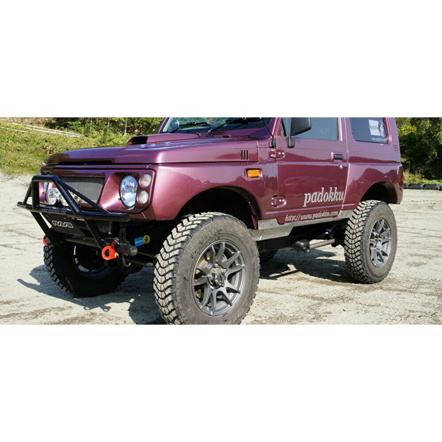 RAYS レイズ Gram Lights 57JV ジムニー 5.5J-16 +20 5H139.7 マットグラファイト & ヨコハマ ジオランダー A/T G015 175/80R16の画像