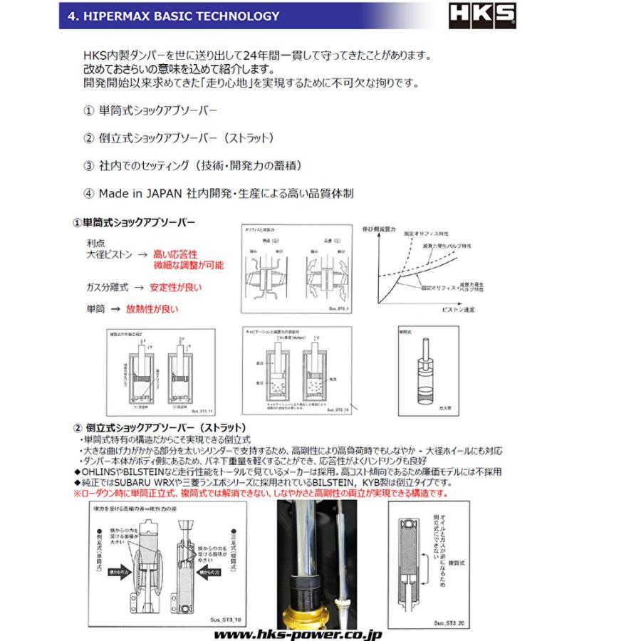 HKS ハイパーマックスシリーズ HIPERMAX S ハイパーマックス エス レクサス GS350 GRL10 2012y/01-20y/07 品番 80300-AT005の画像
