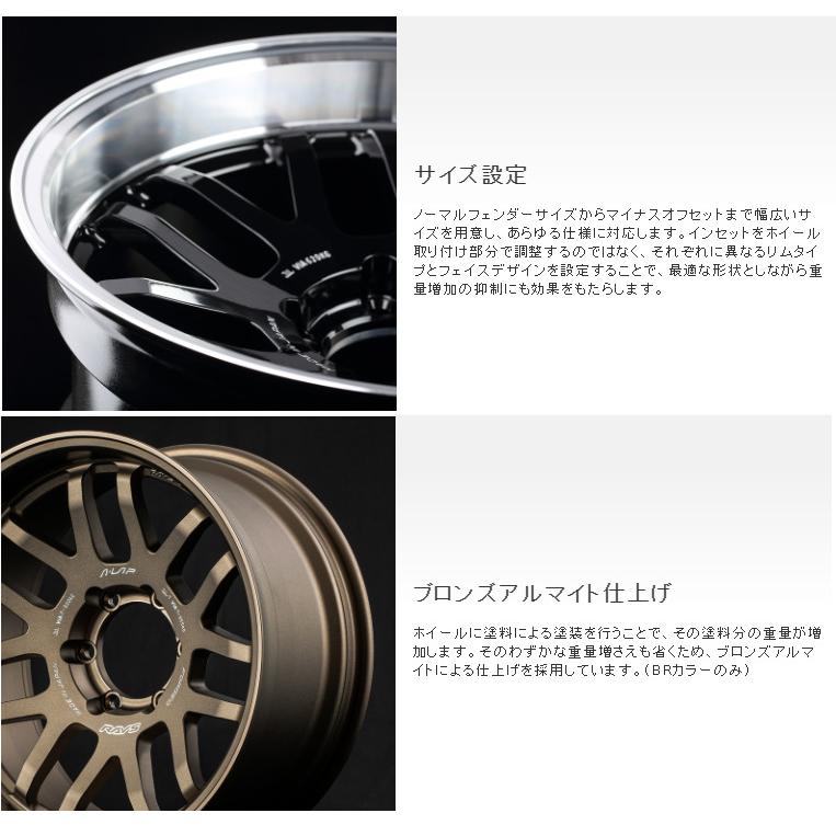 RAYS レイズ A LAP 07X 9.0J-18 +19/±0 6H139.7 ブラック/リムDC BD 1