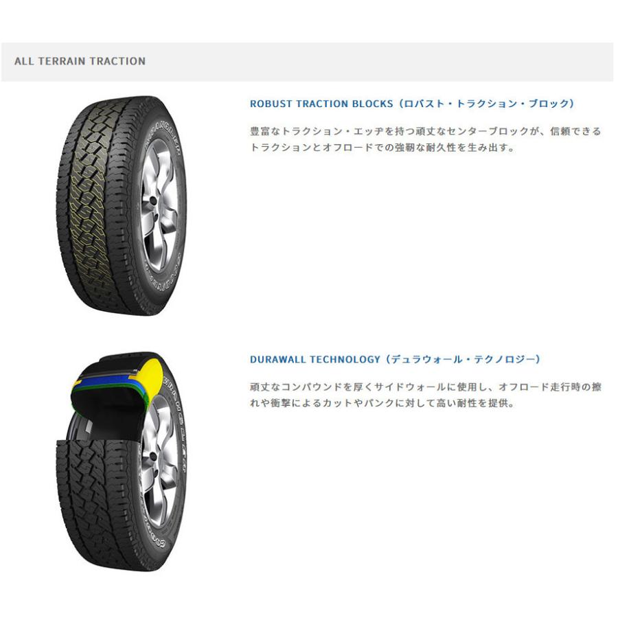 JAOS ADAMAS ジャオス アマダス BL5 JL/JK ラングラー 7.5J-17 +44 5H127 マットブラック 日本製 & グッドイヤー ラングラー AT SilentTrac 265/70R17｜bigrun-ichige-store｜07