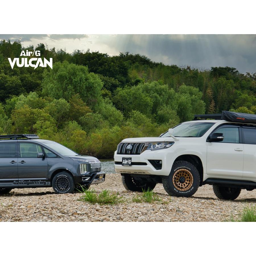 4X4エンジニアリング Air/G VULCAN ヴァルカン 120系 ハイラックス 8.0J-17 +20 6H139.7 マットブロンズ & BFGoodrich All-Terrain T/A KO2 265/65R17｜bigrun-ichige-store｜06