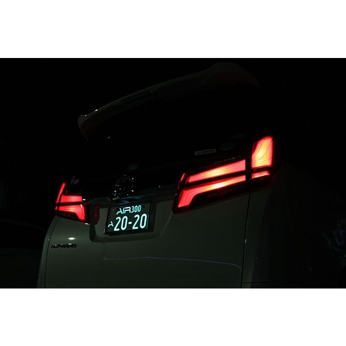 AIR エアー LED 字光式 ナンバープレート 用照明器具 1枚 最薄 AIR エアー LED 字光式 ナンバープレート 用照明器具 1枚 最薄