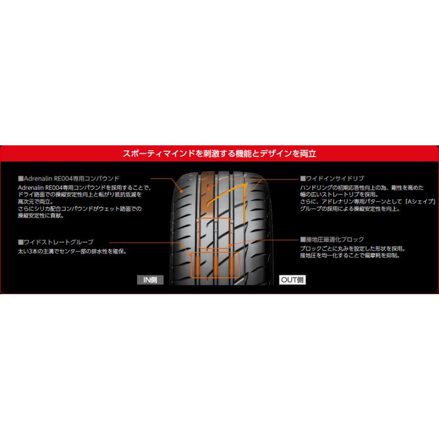 POTENZA ブリヂストン Adrenalin RE004 ポテンザ アドレナリン re004