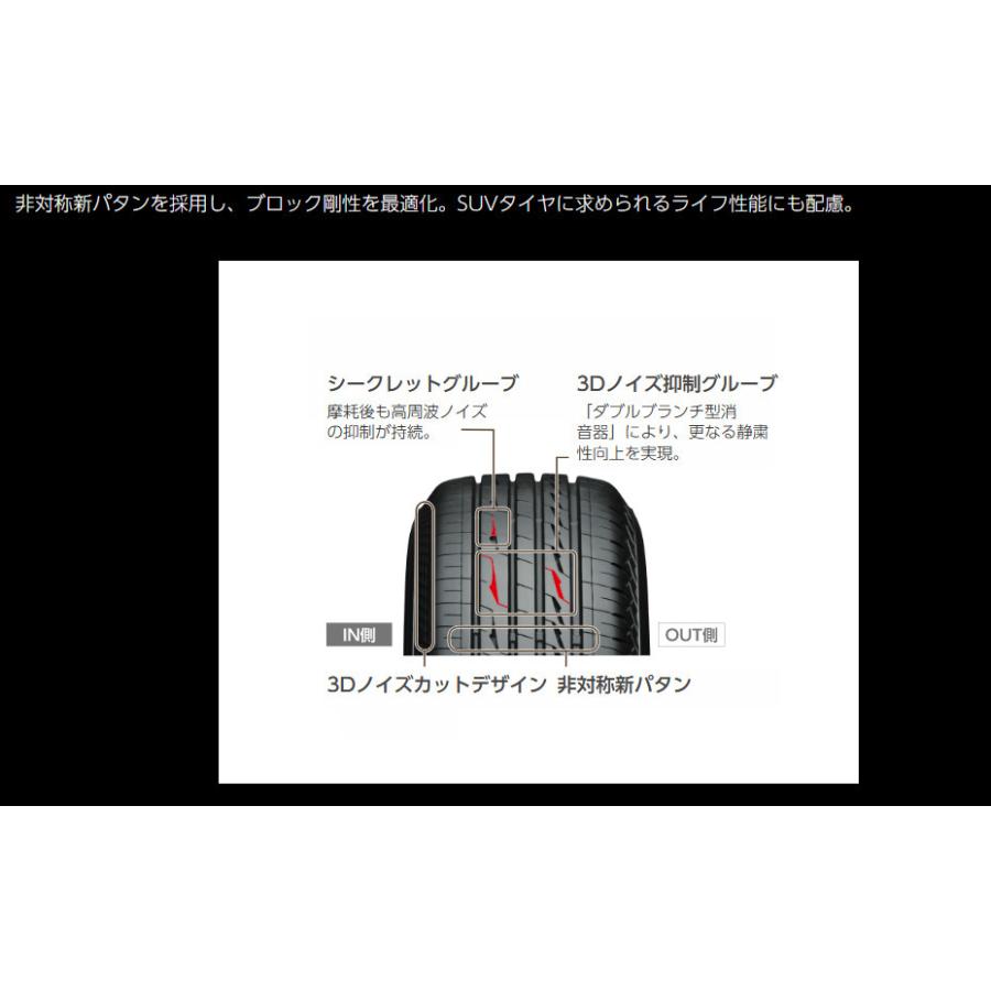 ホットスタッフ クロススピード HYPER EDITION CR5 7.5J-18 +48 5H100/114.3 ブロンズメタル & ブリヂストン アレンザ LX100 235/60R18｜bigrun-ichige-store｜04